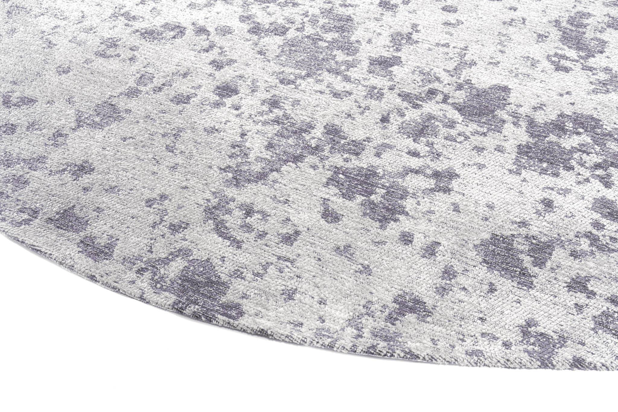Moderner Teppich Moon Light Gray rund 200cm – Bild 3
